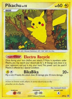 Pikachu Lv.15 - DP Black Star Promos #16/56