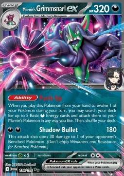 Marnie's Grimmsnarl ex Pokemon Destined Rivals #136/182