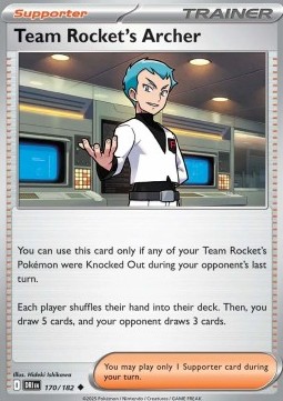Team Rocket's Archer [Prize Pack] Pokemon Destined Rivals #170/182