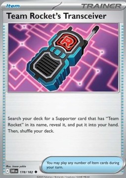 Team Rocket's Transceiver Pokemon Destined Rivals #178/182