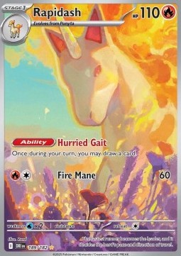 Rapidash Pokemon Destined Rivals #189/182