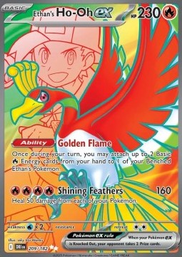 Ethan's Ho-Oh ex Pokemon Destined Rivals #209/182