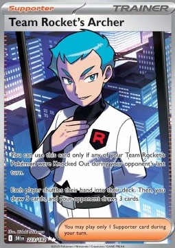 Team Rocket's Archer Pokemon Destined Rivals #223/182