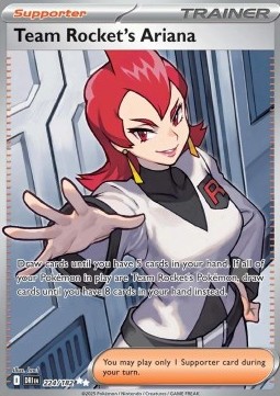 Team Rocket's Ariana Pokemon Destined Rivals #224/182