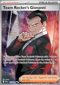 Team Rocket's Giovanni Pokemon Destined Rivals #225/182