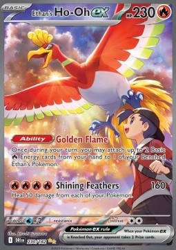 Ethan's Ho-Oh ex Pokemon Destined Rivals #230/182
