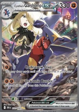 Cynthia's Garchomp ex Pokemon Destined Rivals #232/182