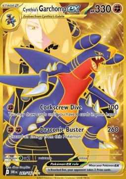 Cynthia's Garchomp ex Pokemon Destined Rivals #241/182