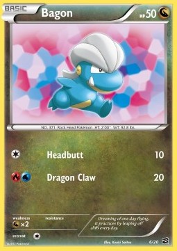 Bagon Pokemon Dragon Vault #6/20