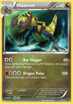 Haxorus [Stamped] Pokemon Dragon Vault #16/20