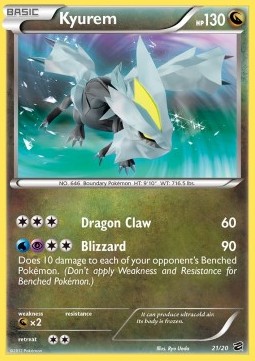 Kyurem Pokemon Dragon Vault #21/20