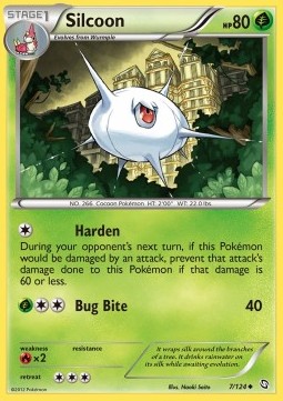 Silcoon Pokemon Dragons Exalted #7/124