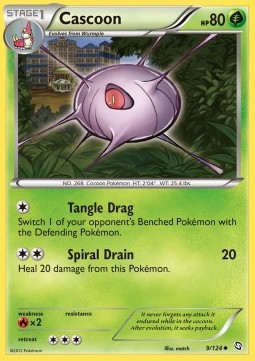 Cascoon Pokemon Dragons Exalted #9/124