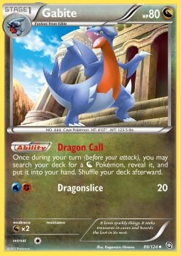Gabite [Reverse Holo] Pokemon Dragons Exalted #89/124