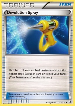 Devolution Spray Pokemon Dragons Exalted #113/124
