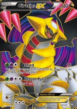 Giratina EX Pokemon Dragons Exalted #124/124