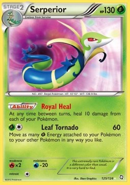 Serperior Pokemon Dragons Exalted #125/124