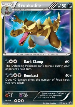 Krookodile Pokemon Dragons Exalted #127/124