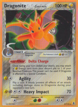 Dragonite Pokemon Delta Species #3/113