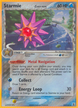 Starmie Pokemon Delta Species #15/113