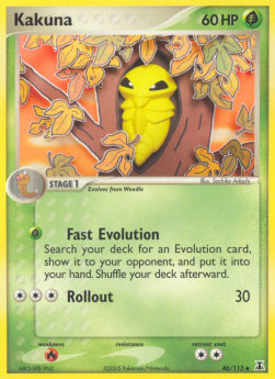 Kakuna Pokemon Delta Species #46/113