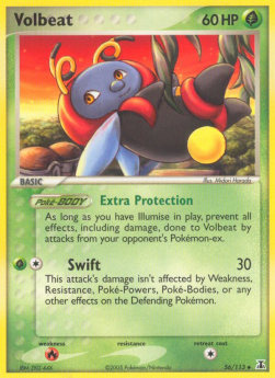 Volbeat [Reverse Holo] Pokemon Delta Species #56/113