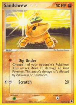 Sandshrew Pokemon Delta Species #82/113