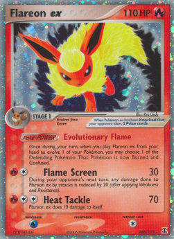 Flareon EX Pokemon Delta Species #108/113