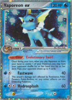 Vaporeon EX Pokemon Delta Species #110/113