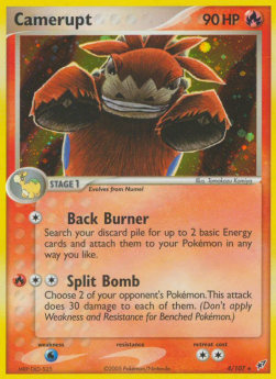 Camerupt Pokemon Deoxys #4/107