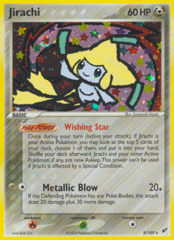 Jirachi [Reverse Holo] Pokemon Deoxys #9/107