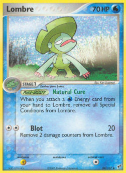 Lombre Pokemon Deoxys #34/107