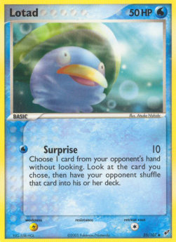 Lotad [Reverse Holo] Pokemon Deoxys #35/107