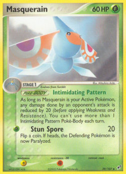Masquerain Pokemon Deoxys #39/107
