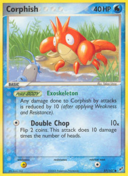 Corphish [Reverse Holo] Pokemon Deoxys #57/107