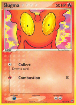 Slugma Pokemon Deoxys #74/107