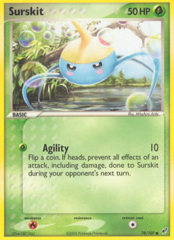 Surskit [Reverse Holo] Pokemon Deoxys #78/107