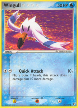 Wingull Pokemon Deoxys #81/107