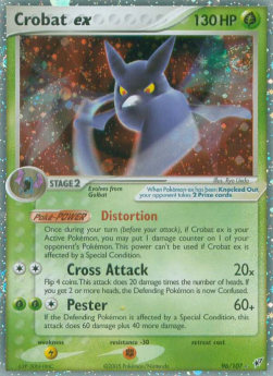 Crobat EX Pokemon Deoxys #96/107