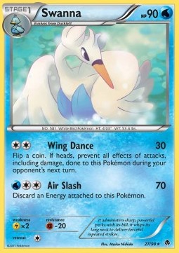 Swanna Pokemon Emerging Powers #27/98