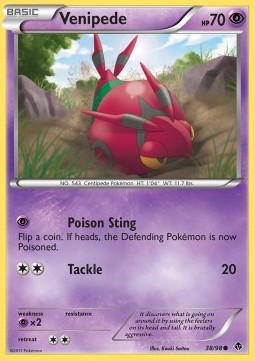 Venipede Pokemon Emerging Powers #38/98