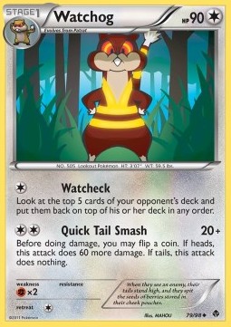 Watchog [Reverse Holo] Pokemon Emerging Powers #79/98