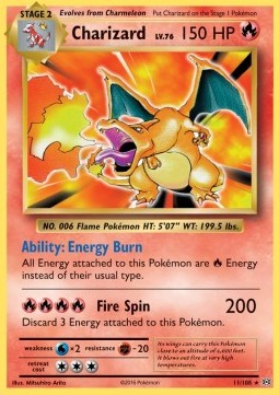 Charizard Pokemon Evolutions #11/108