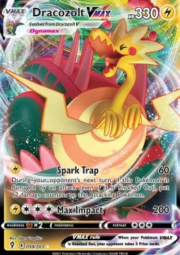 Dracozolt VMAX Pokemon Evolving Skies #59/203