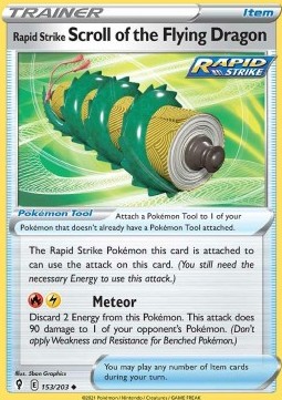 Rapid Strike Scroll of the Flying Dragon Evolving Skies #