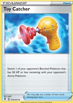Toy Catcher [Reverse Holo] Pokemon Evolving Skies #163/203