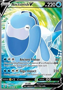 Arctovish V Pokemon Evolving Skies #176/203