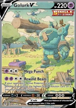 Golurk V Pokemon Evolving Skies #182/203