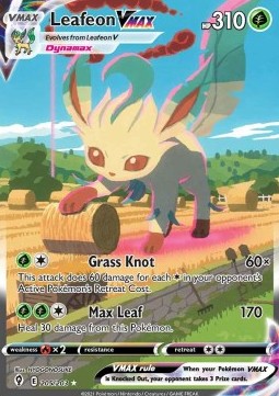 Leafeon VMAX Pokemon Evolving Skies #205/203