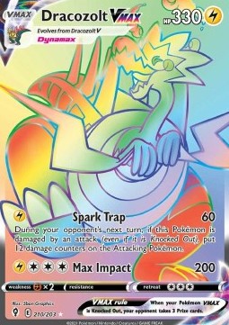 Dracozolt VMAX Pokemon Evolving Skies #210/203
